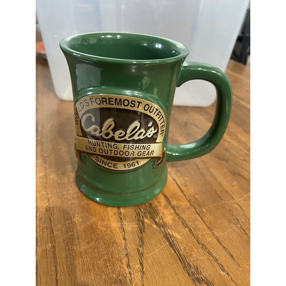 Cabela's Texas Hunting, Fishing, & Outdoor Green Mug